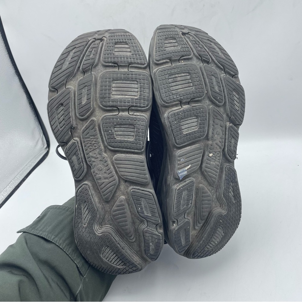 Hoka One One Black Athletic Shoes with Cushioned Sole and Breathable Mesh - Picture 8 of 10